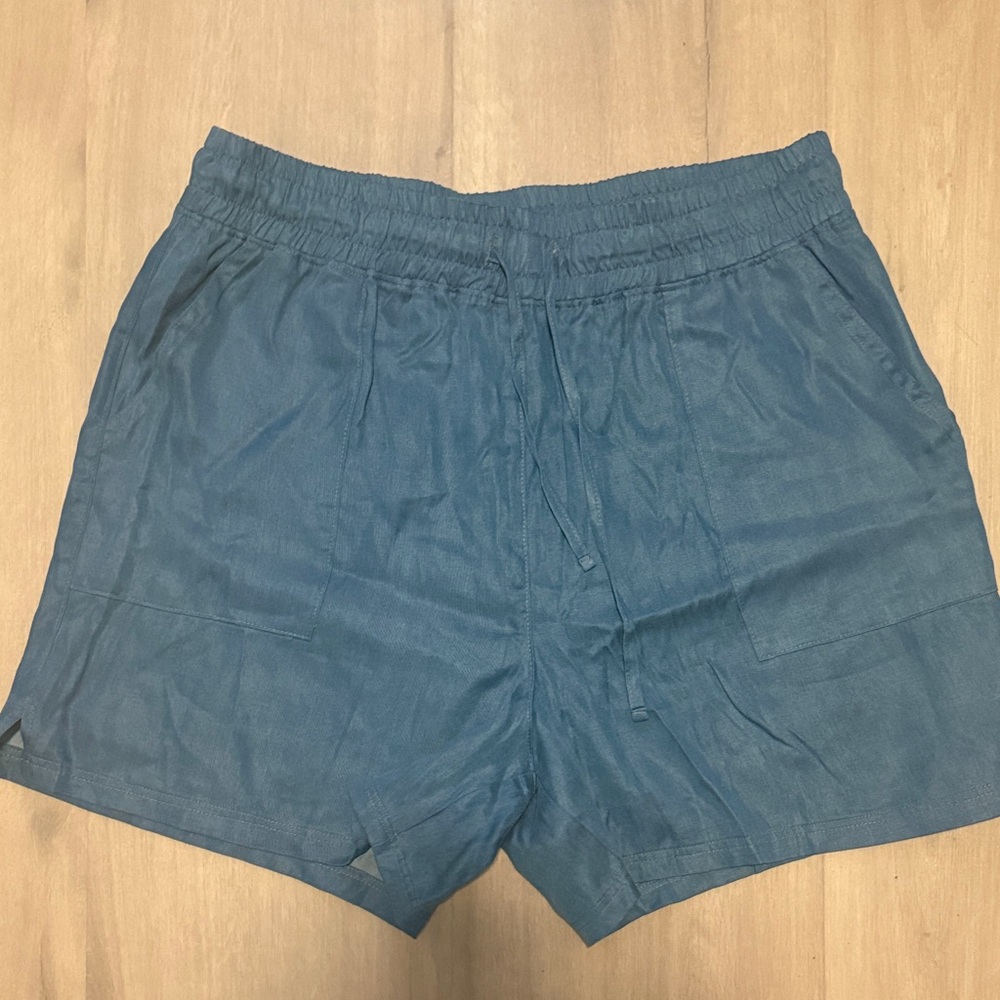 LivTall Blue chambray Casual Shorts